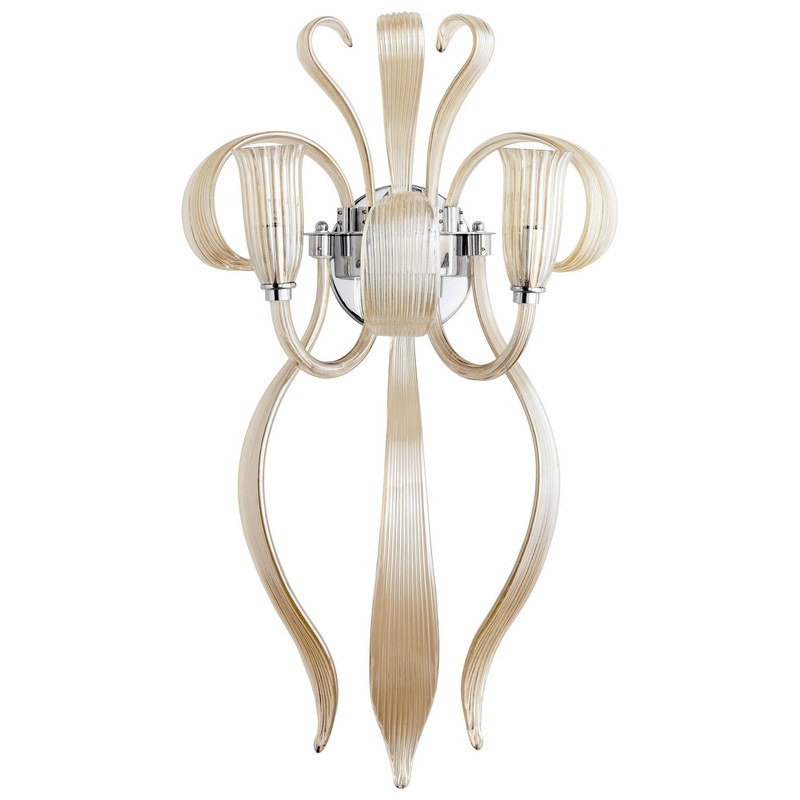 Juliana Two Light Wall Bracket in Chrome