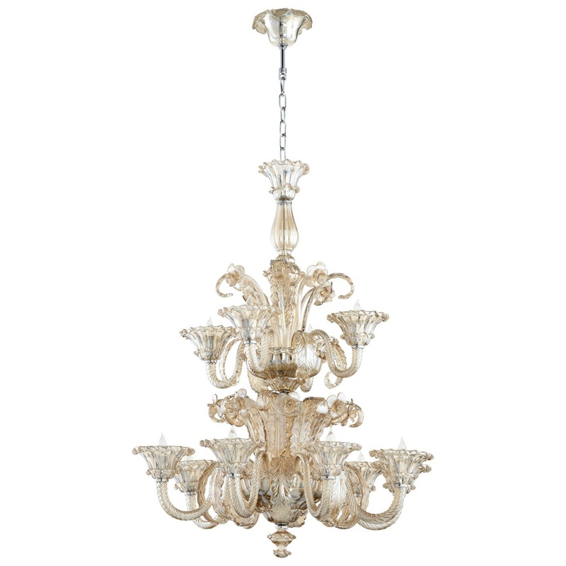 LaScala 12 Light Chandelier in Chrome