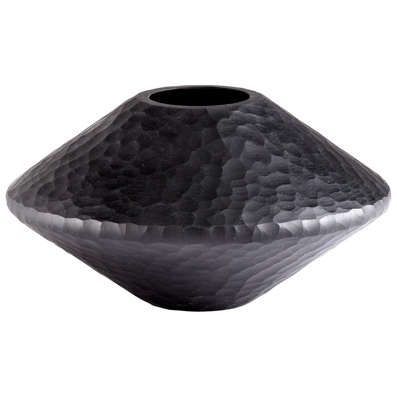 Lava Vase in Black