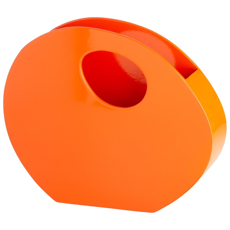 Mulholland Container in Orange Lacquer