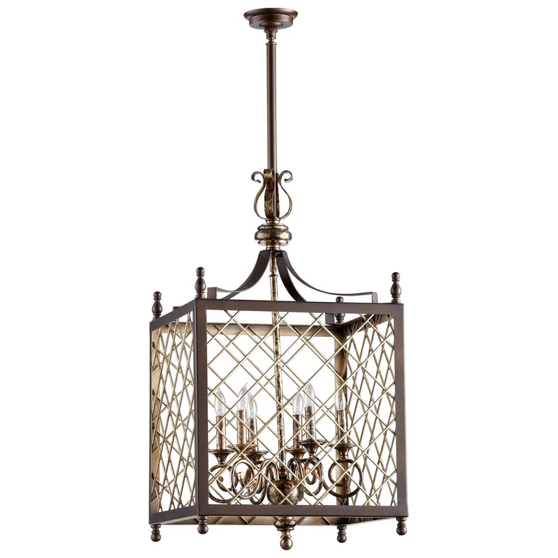 Richmond Six Light Pendant in Oxide