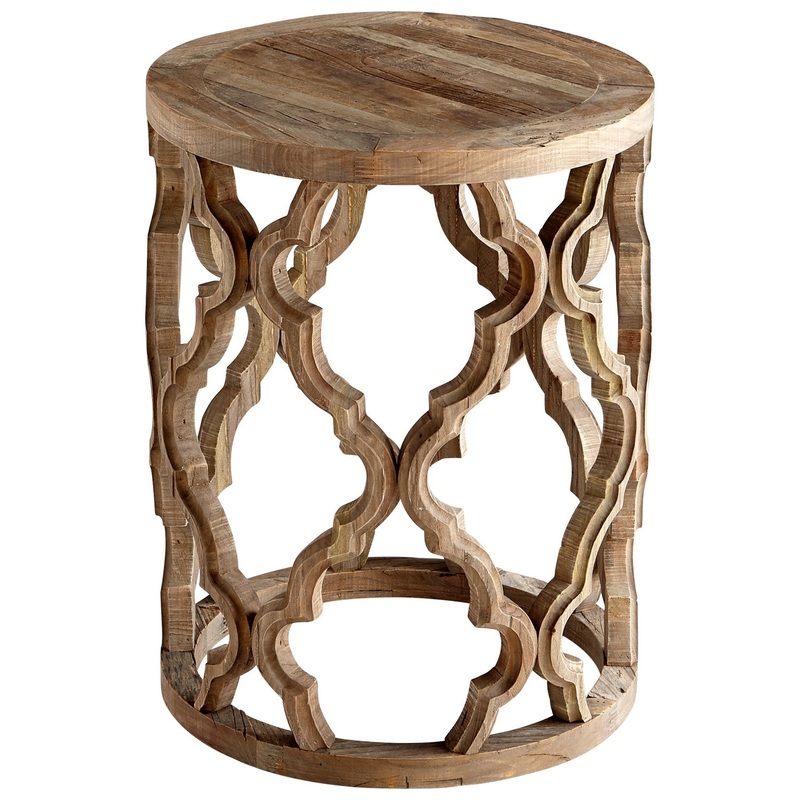 Sirah Side Table in Black Forest Grove