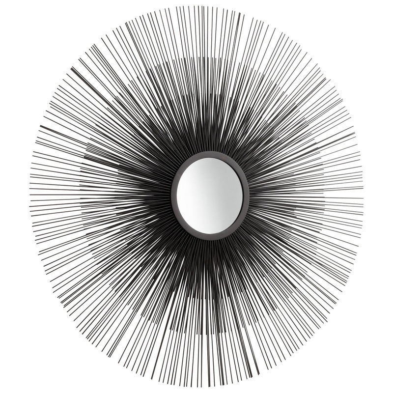 Solar Flare Mirror in Graphite