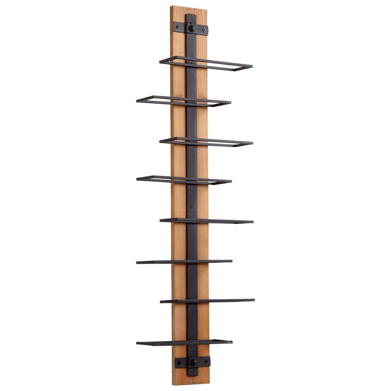 Staggred Spirit Wine Rack in Oak