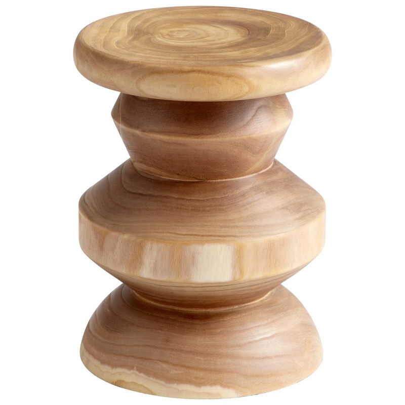 Summer Swirl Stool in Walnut