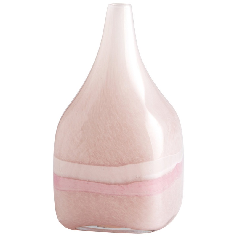 Tiffany Vase in Pink/White