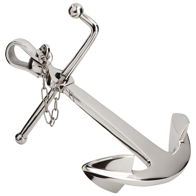 Anchor Aweigh Sculpture in Nickel