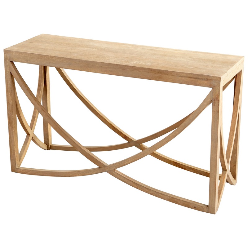 Arch Console Table in Light French Grey