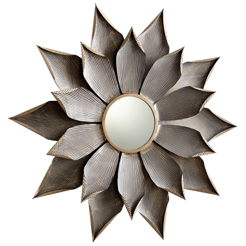 Blossom Mirror in Graphite