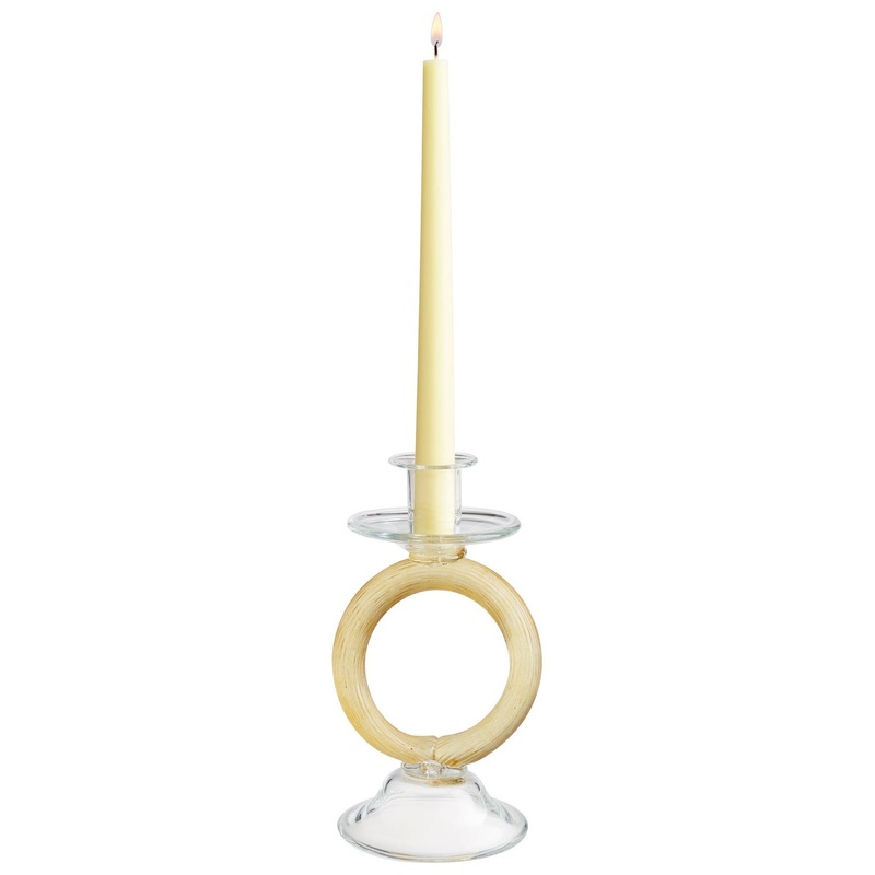 Cirque Candleholder in Amber