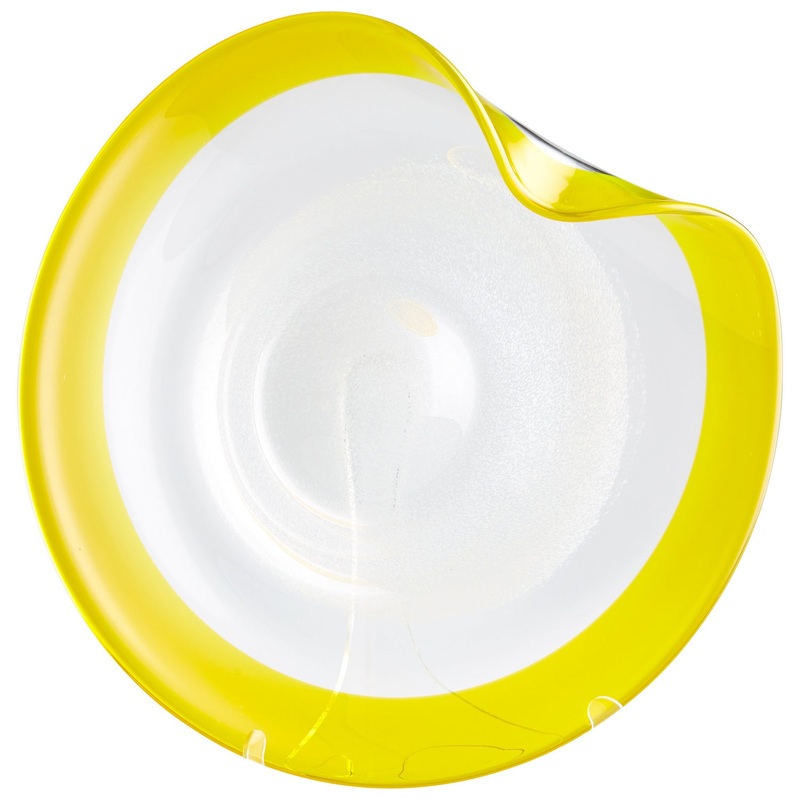 Cosmic Plate in Yellow/Clear