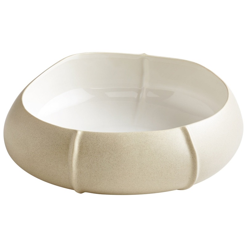 Cotton Bowl in Gloss White