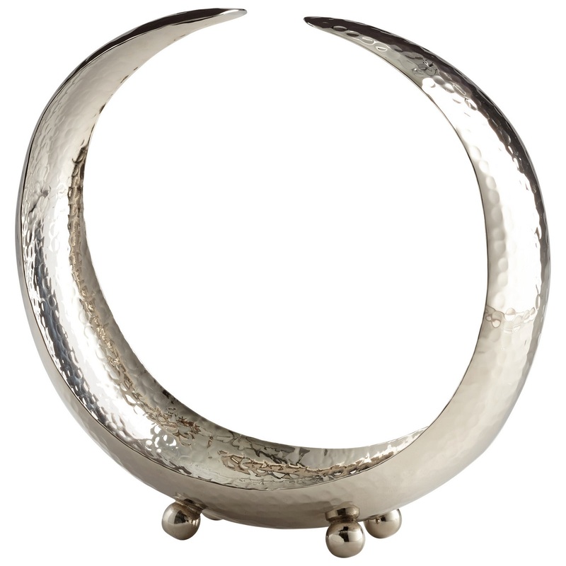 Cresent Tray in Nickel