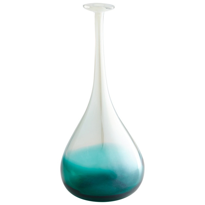 Curie Vase in Blue/Clear