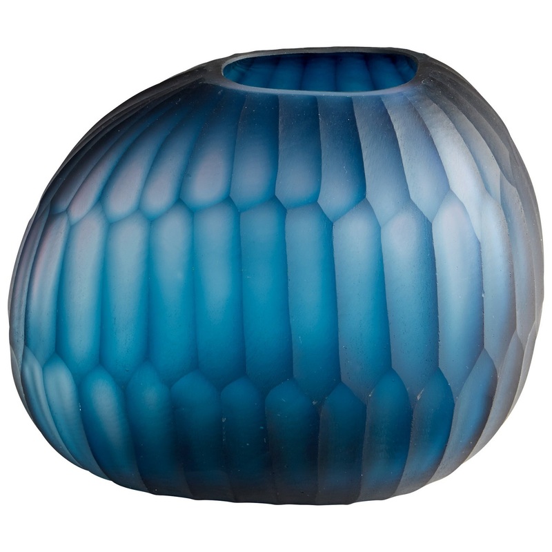Edmonton Vase in Blue