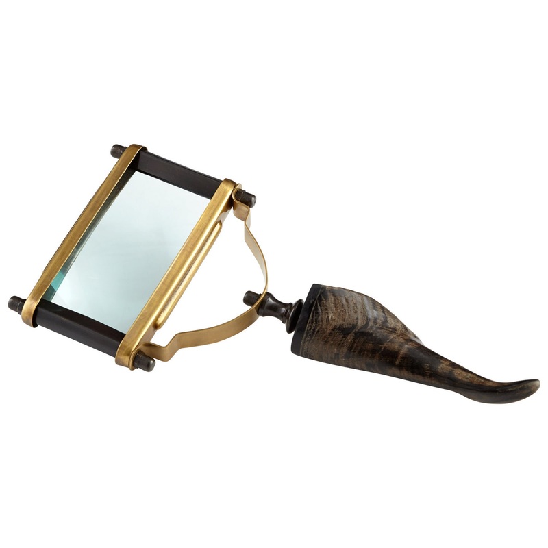 Enfoque Sculpture in Black And Brass