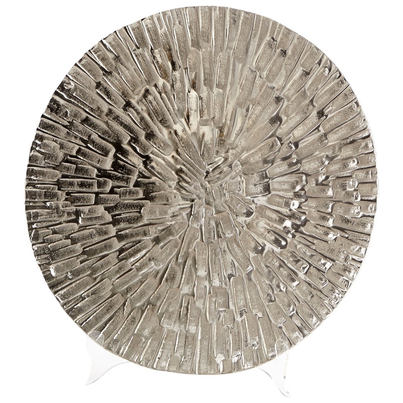 Flagstone Tray in Textured Nickel