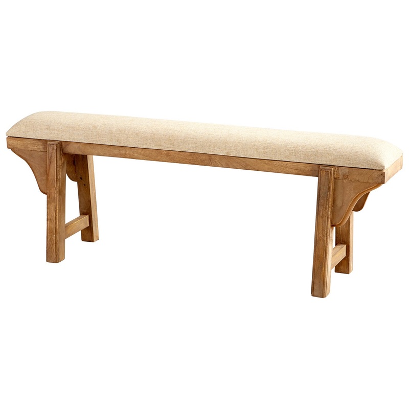 Gable Bench in Light French Grey
