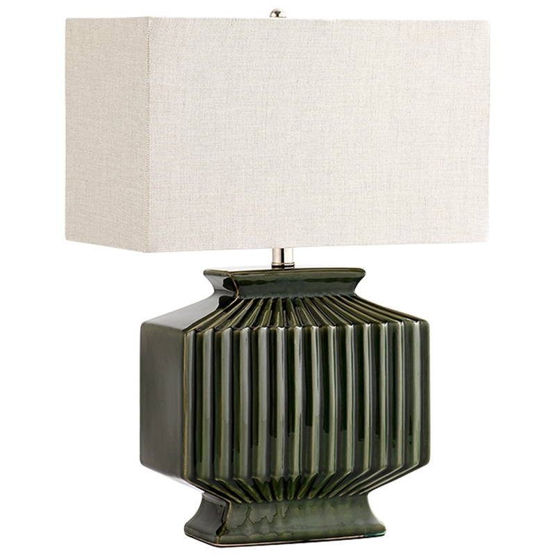 Hamilton One Light Table Lamp in Green
