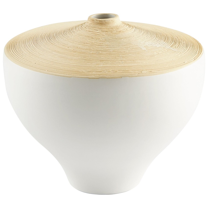 Inez Vase in Matte White