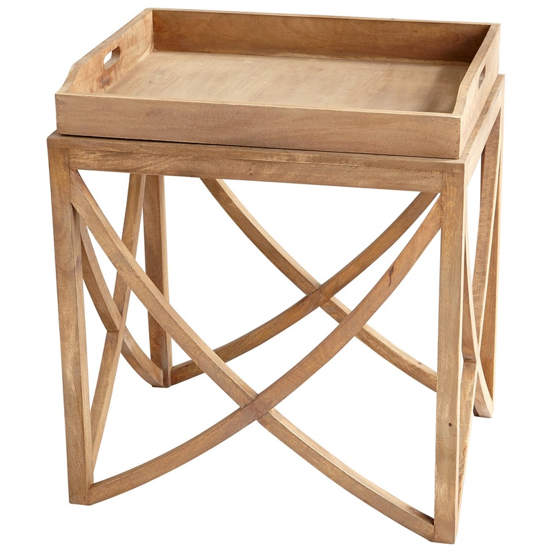 Lancer Tray Table in Light French Grey
