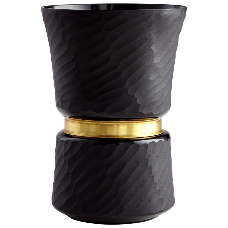 Midnight Vase in Black