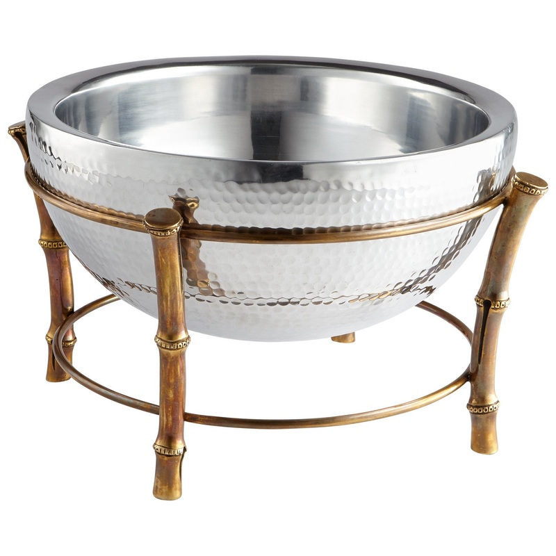 Potosi Bowl in Brass And Nickel