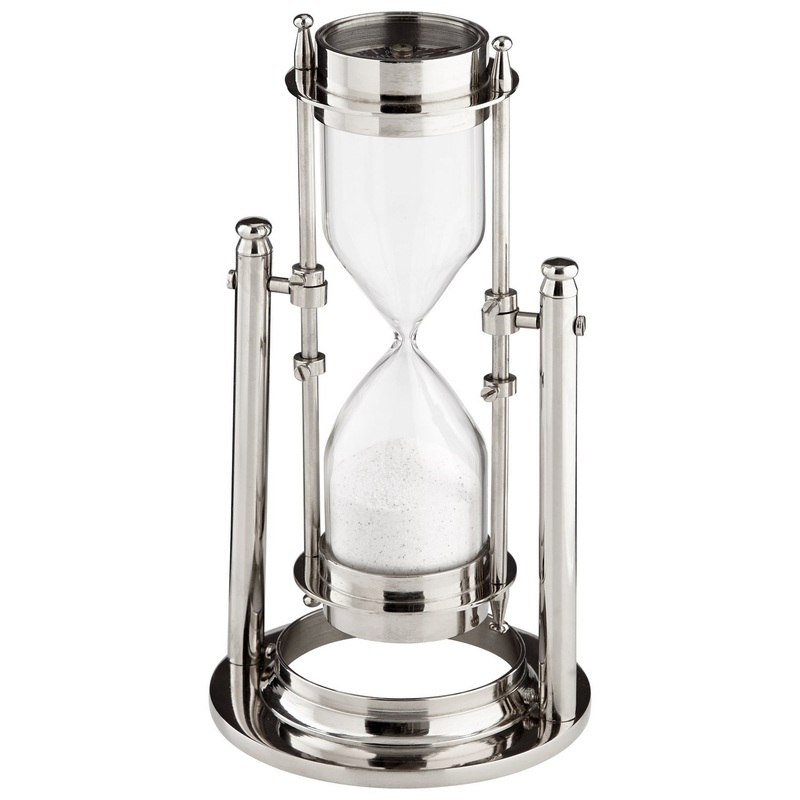Sands of Time Sculpture in Nickel