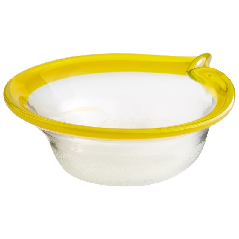 Saturna Bowl in Yellow/Clear