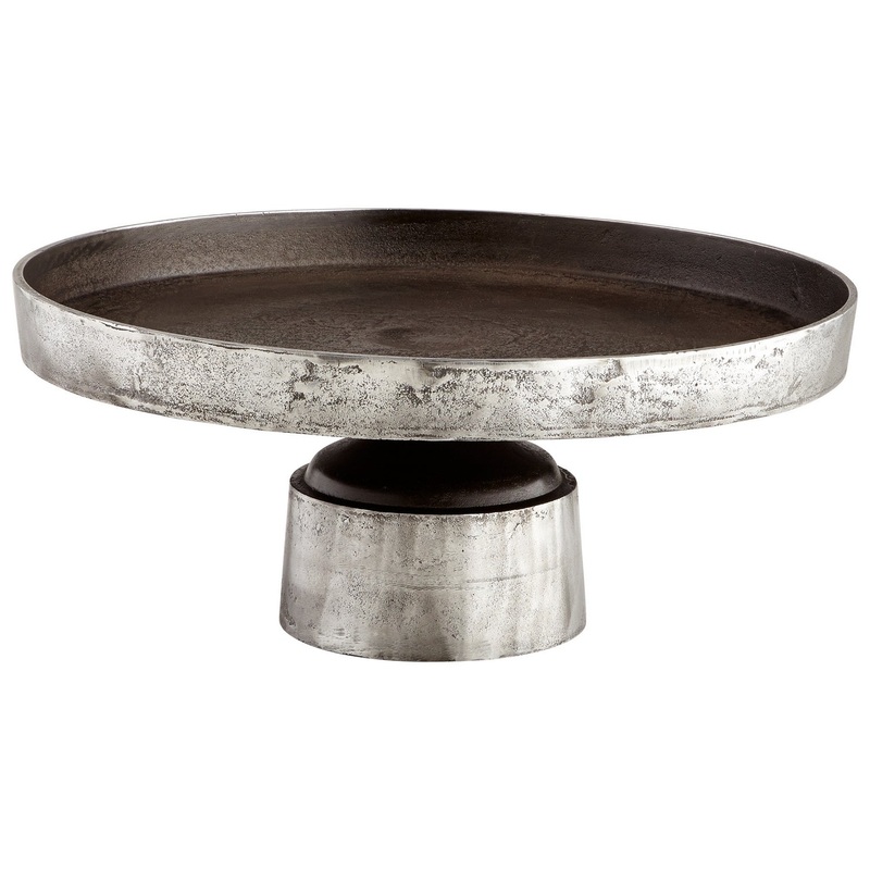 Umbrage Tray in Raw Aluminum