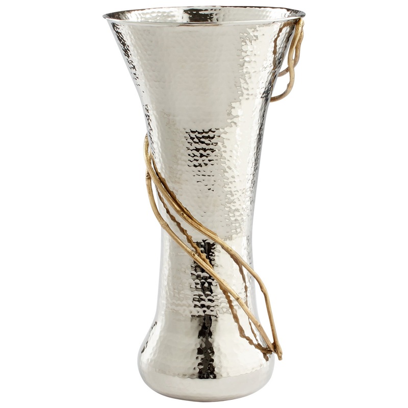 Vase in Brass And Nickel