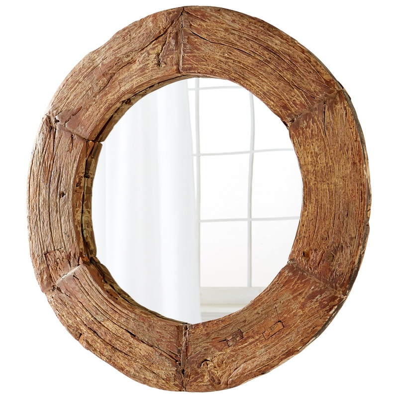 Wagon Mirror in Walnut
