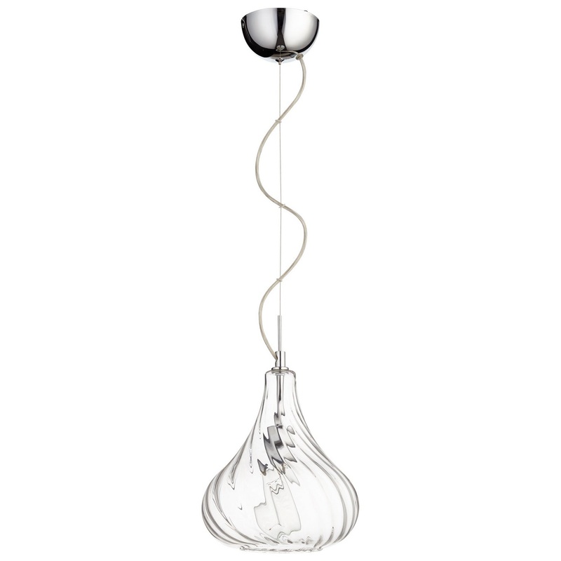 Winding One Light Pendant in Chrome