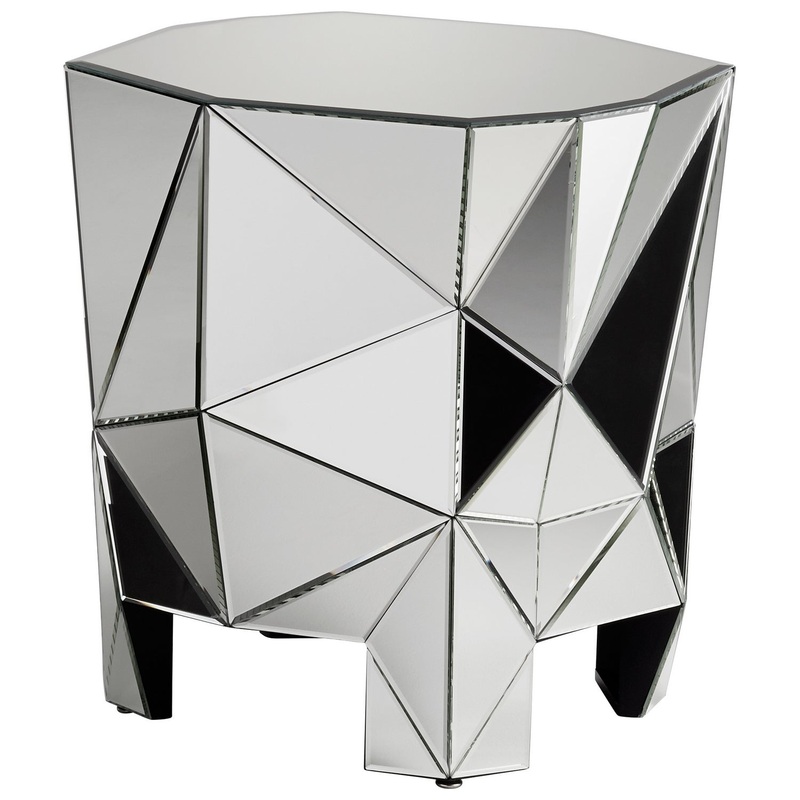 Alessandro Side Table in Clear