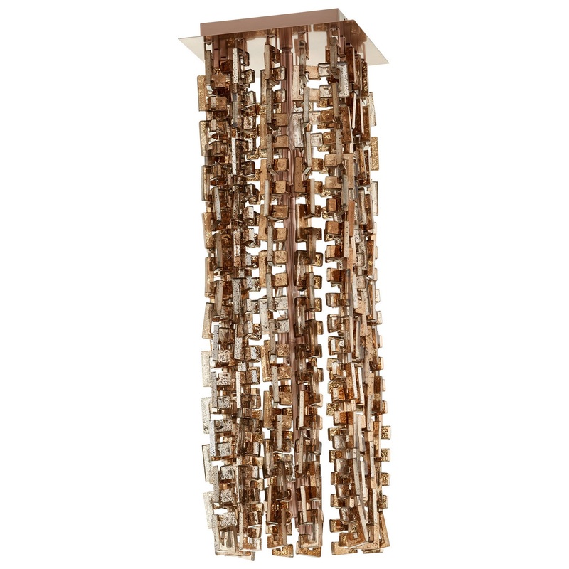 Anthropolis Six Light Pendant in Satin Copper