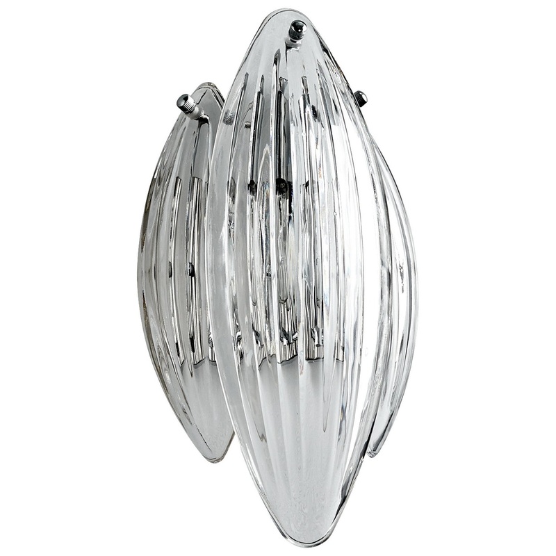 Arista One Light Vanity in Chrome