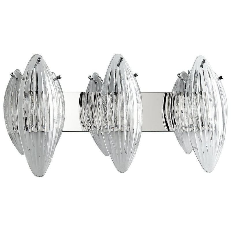 Arista Three Light Vanity in Chrome