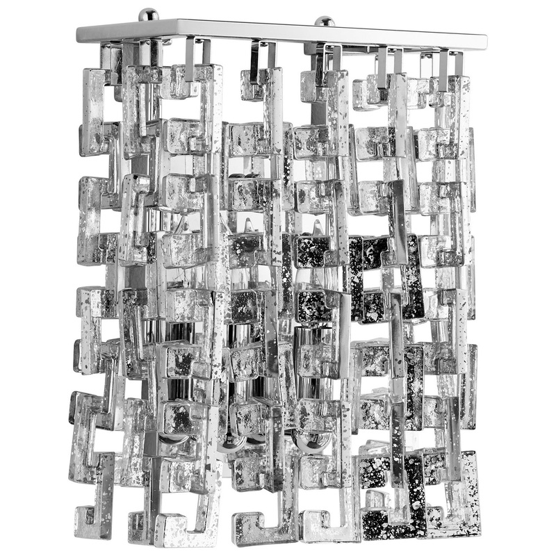 Athropolis Two Light Wall Sconce in Chrome