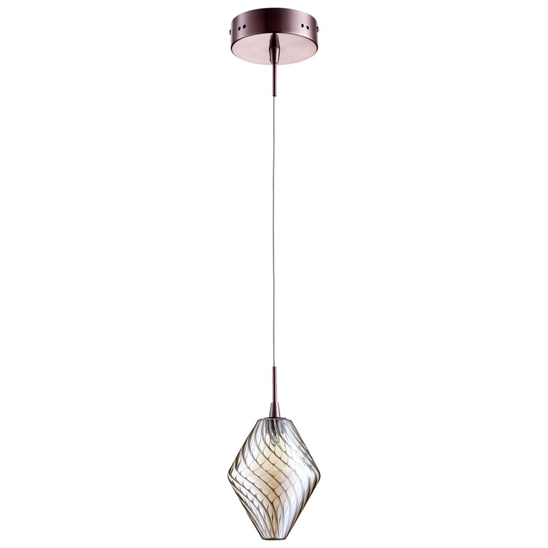 Beckett One Light Pendant in Satin Copper