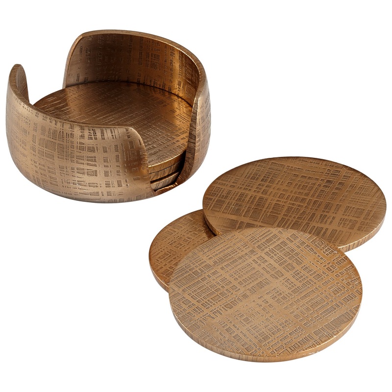 Coasters in Gold