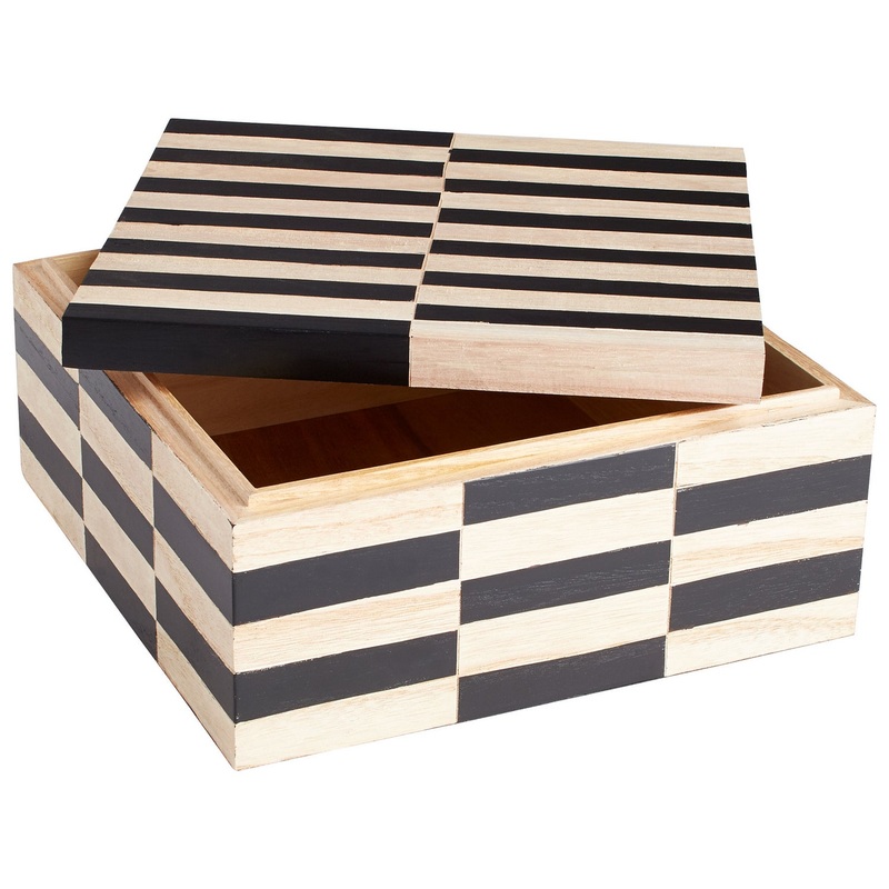 Container in Natural And Black