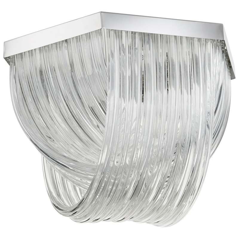 Galicia Three Light Ceiling Mount in Chrome