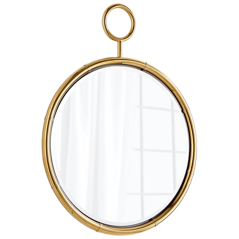 Mirror in Brass