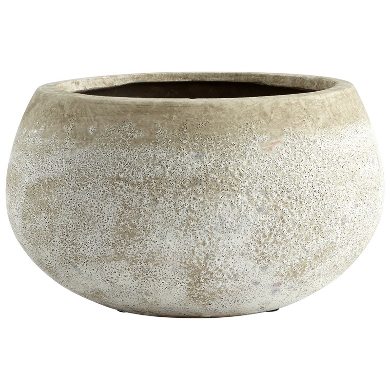 Planter in Ash Stone