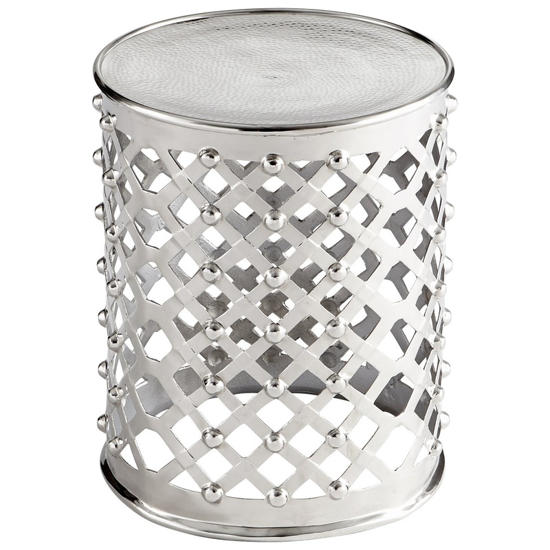 Side Table in Nickel