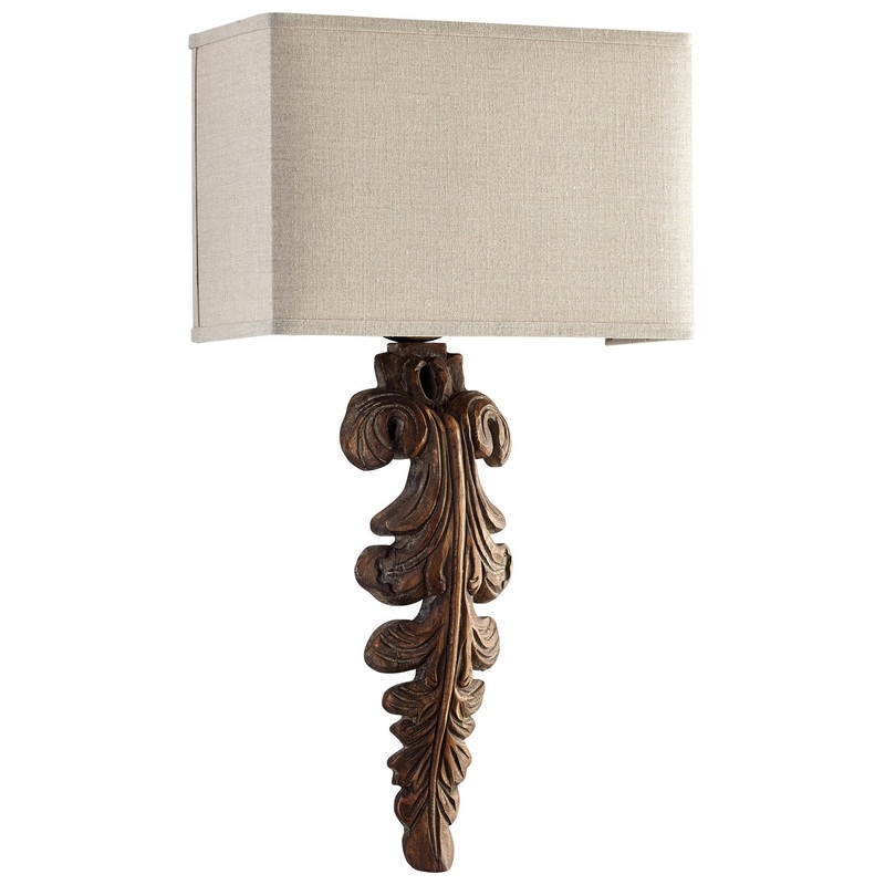 Soren One Light Wall Sconce in Limed Gracewood