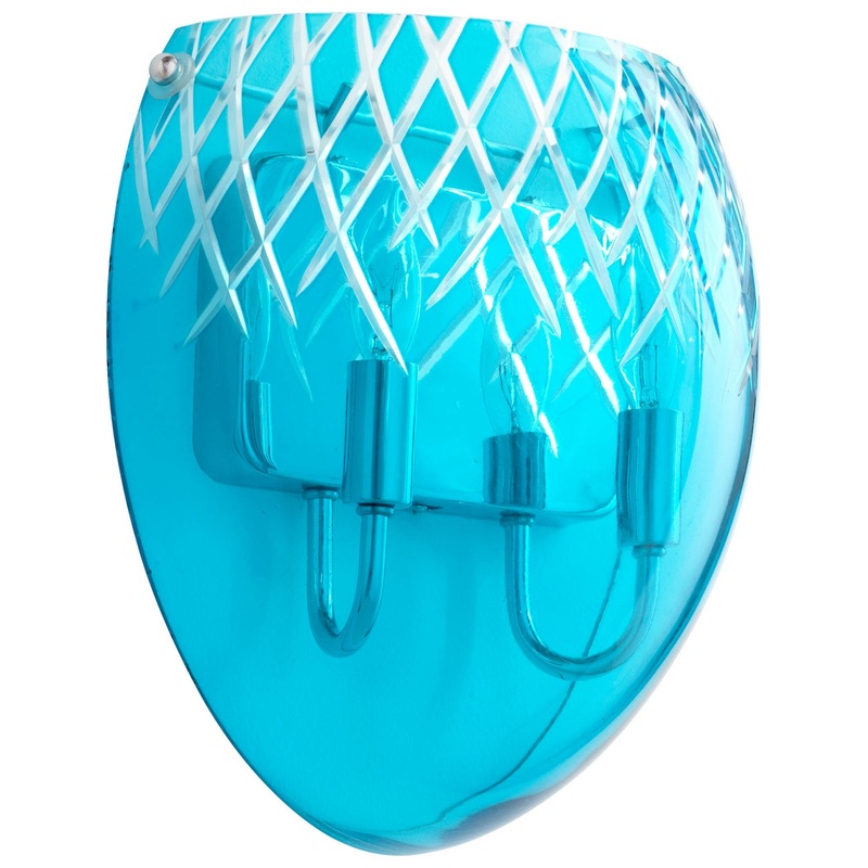 Two Light Wall Sconce in Chrome