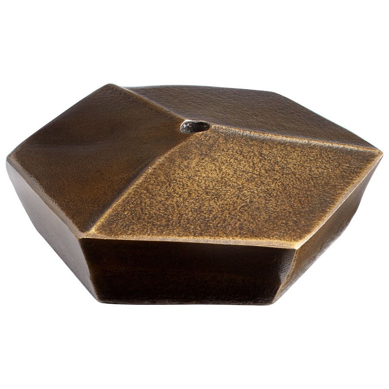 Vase in Antique Brass