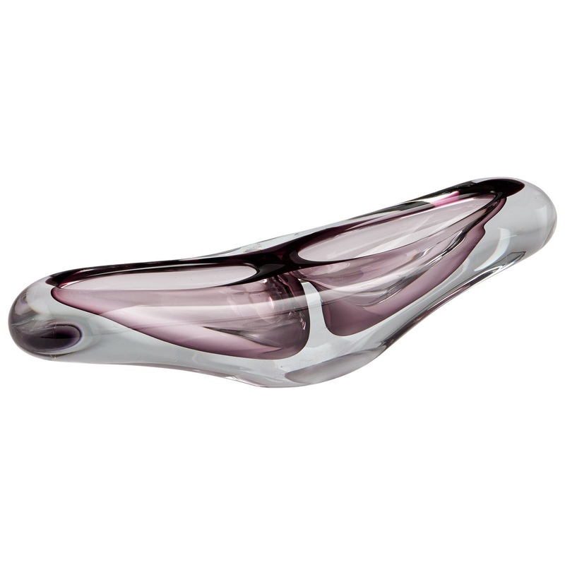 Yera Bowl in Purple And Clear