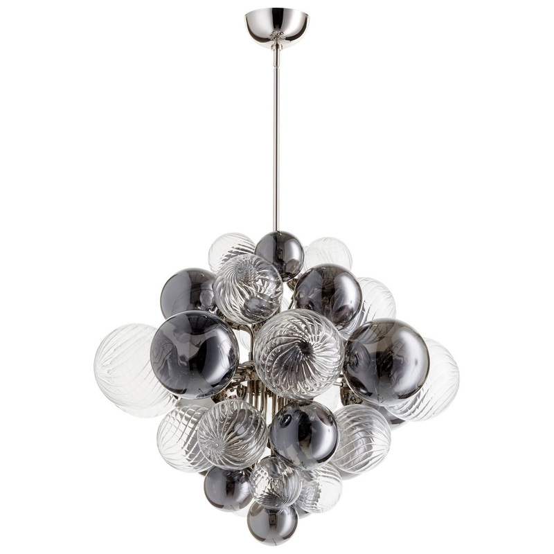 15 Light Pendant in Polished Nickel